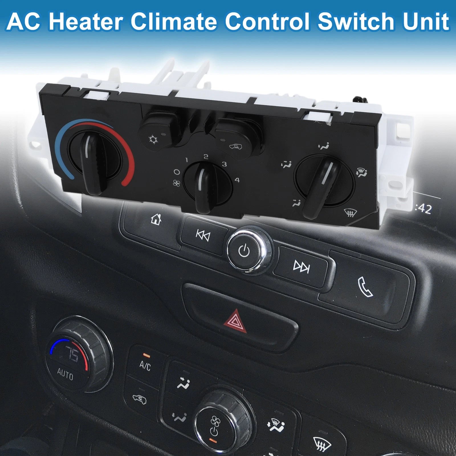 HVAC A C Heater Climate Control Panel Replacement for Chevrolet Colorado (2004–2012)