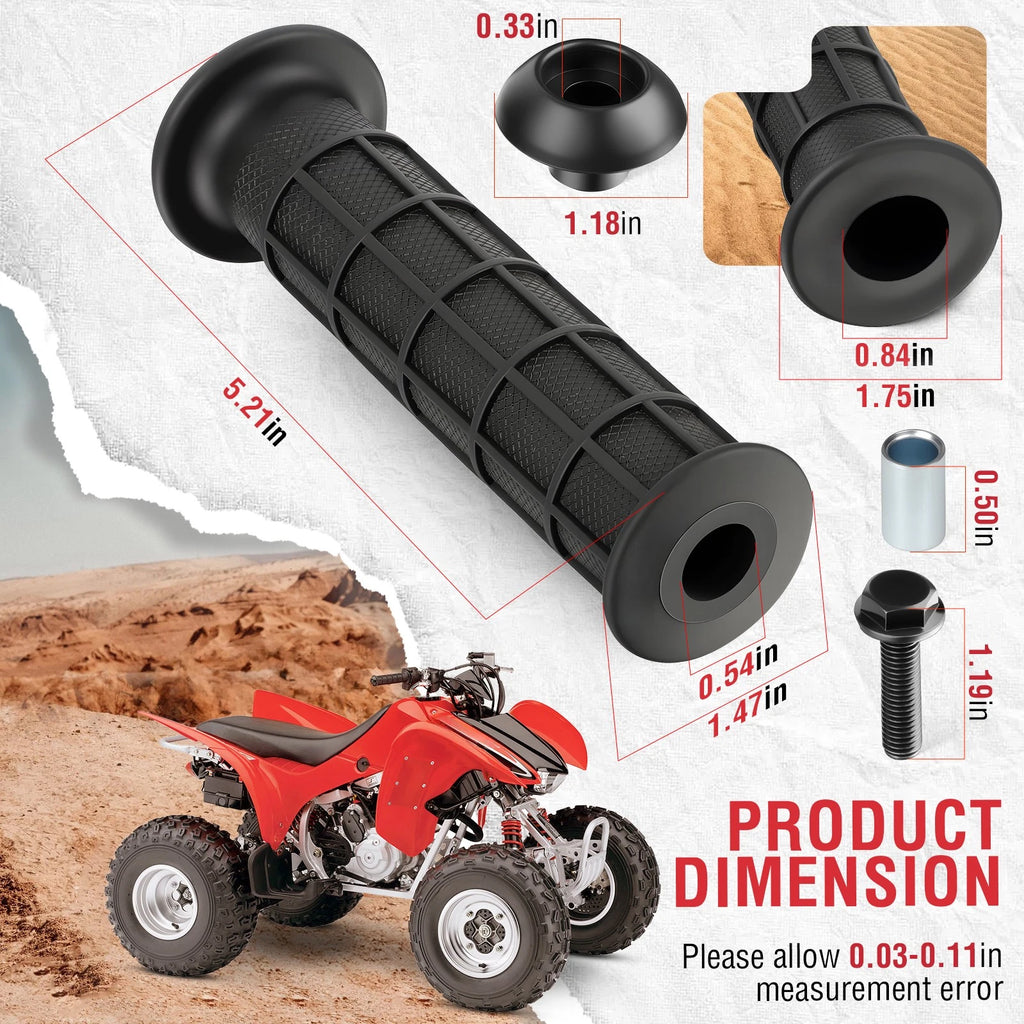 Handle Grips & End Guard for Honda Sportrax 300 TRX300EX (1993–2009)