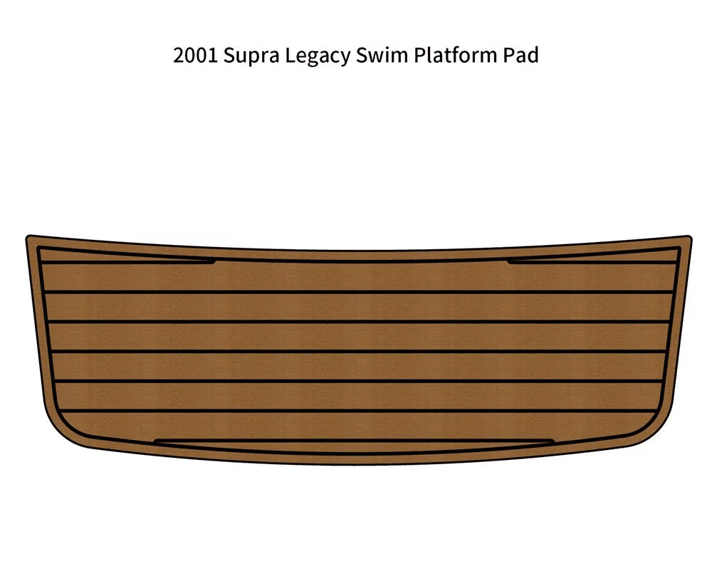 EVA Pads for Supra Legacy Swim Platform Boat (2001) - Teak Deck Mat