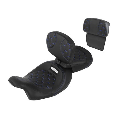 Backrest Pad Set for Harley Road Street Glide (2014–2023)