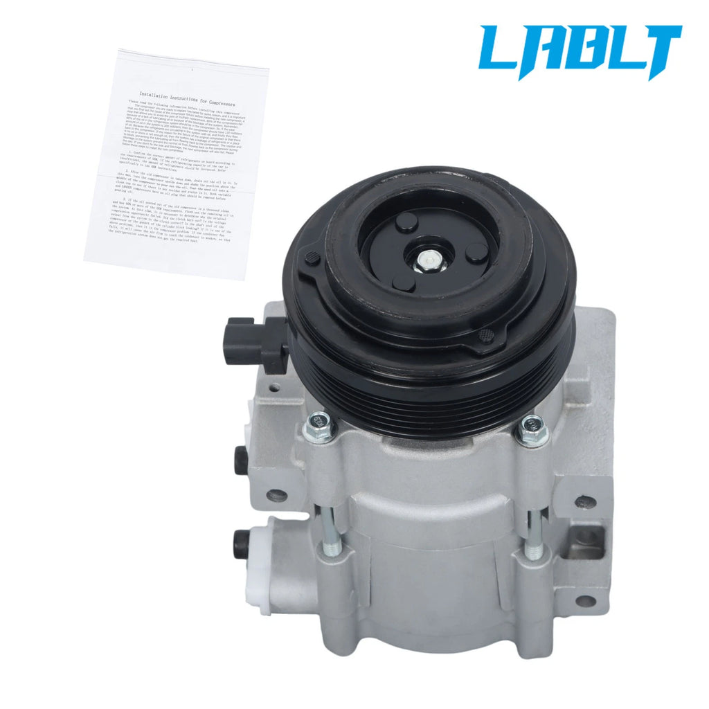 AC Compressor for Ford E-150 E-250 E-350 E-450 Mustang 4.6L 5.4L (1992–2021)