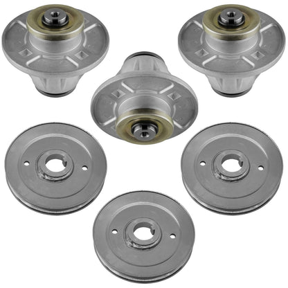 Deck Spindle with Pulley Replacement for Gravely ZT2552 and Ariens 2552 (2005–2015)