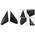 Black Rubber Front Mirror Corner Triangle Cover for Chevrolet Sonic (2012–2020)