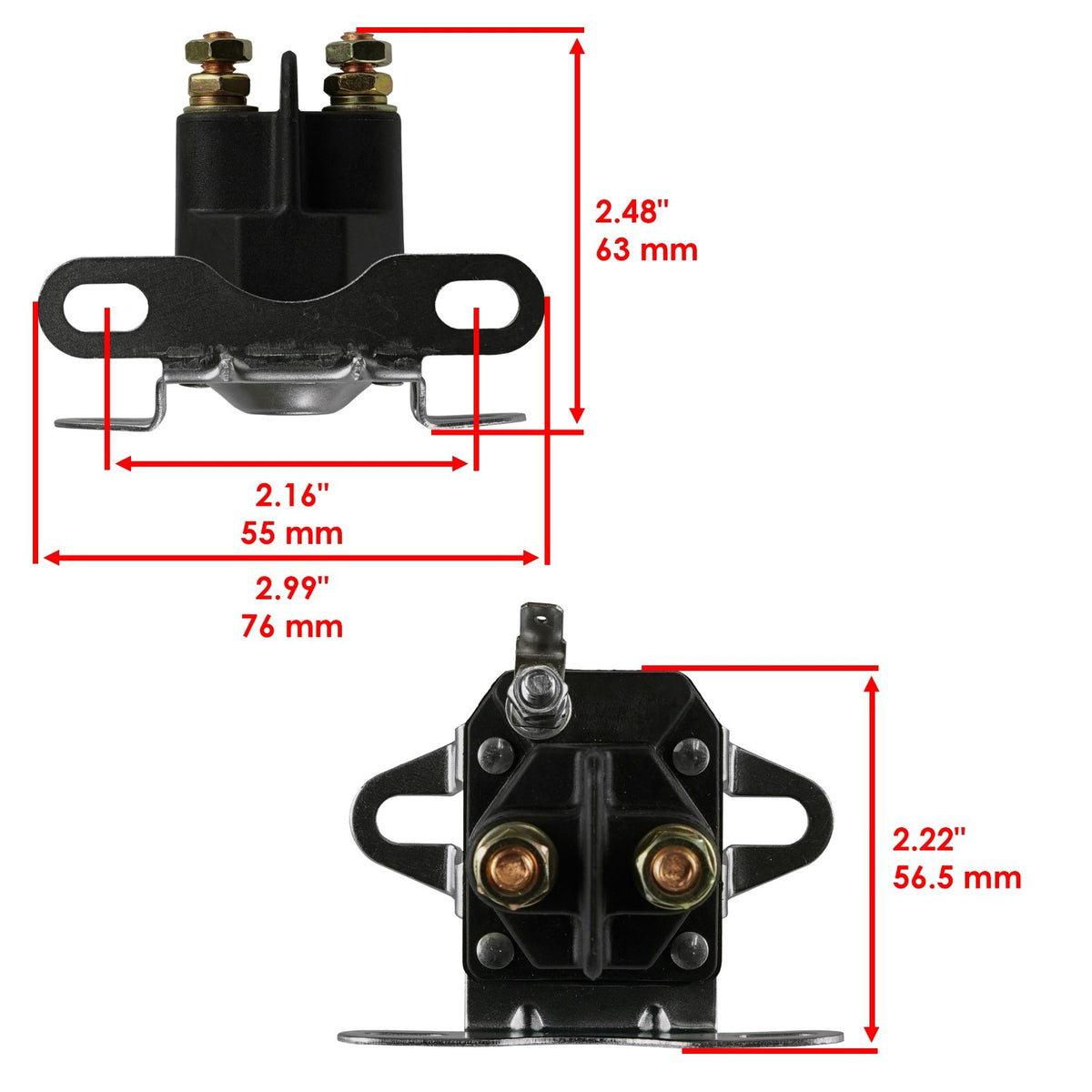 Starter Solenoid Relay Replacement for Troy-Bilt 2x (2005–2015)
