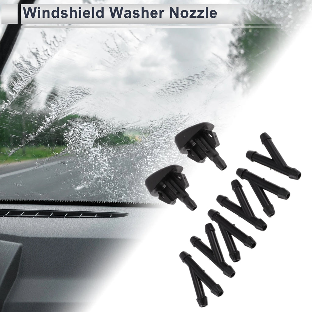 Windshield Washer Nozzle Set with 6 Hose Connectors for Mazda (2004–2021)