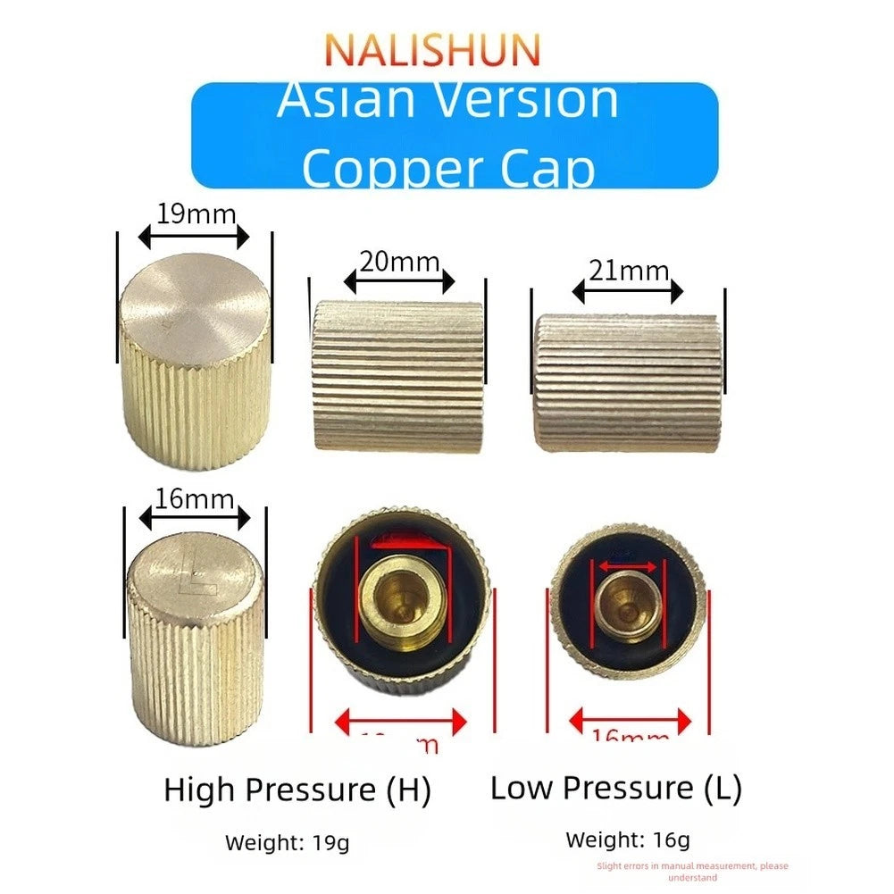 Car AC Valve Covers Asian Vehicle Compatibility Leak Prevention Design