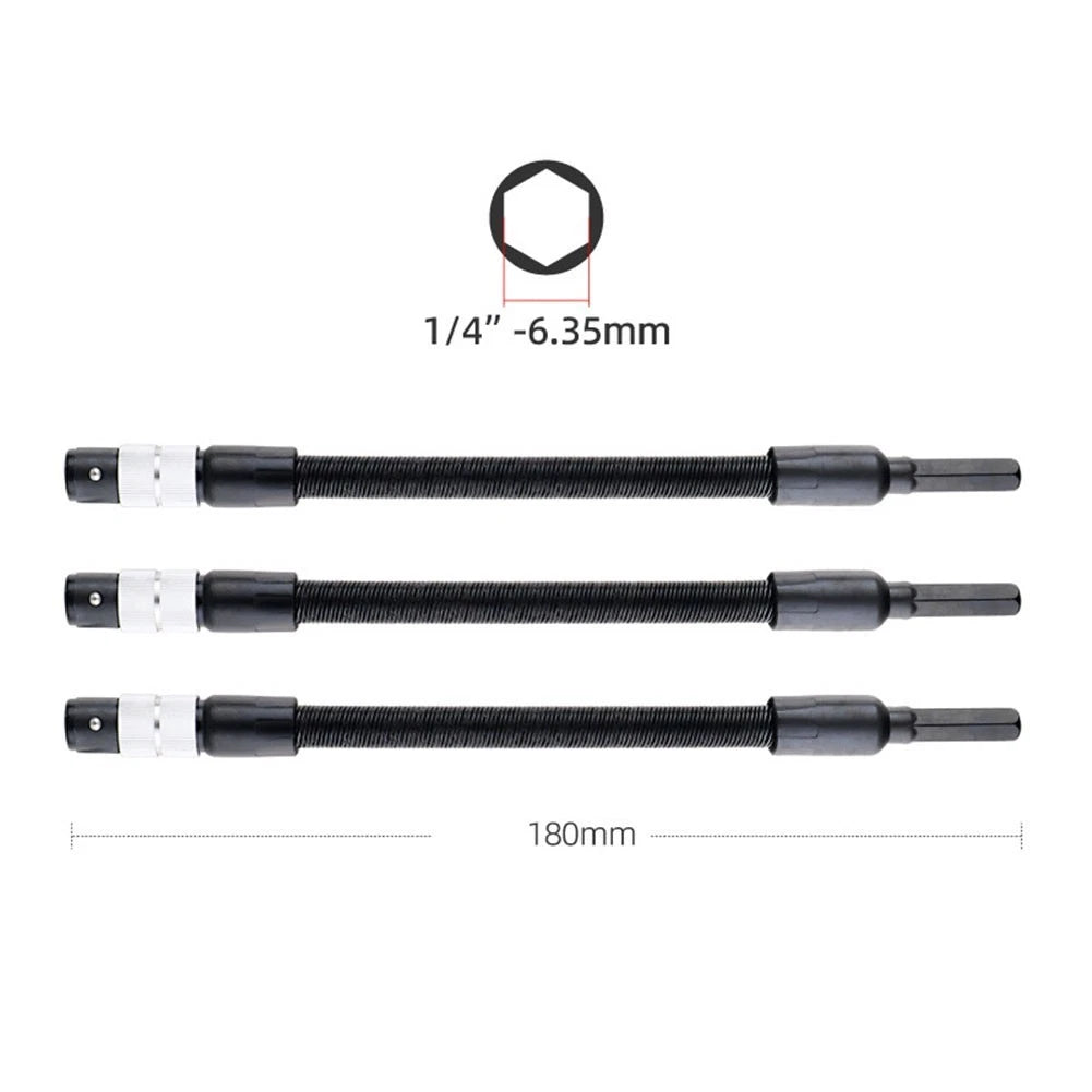 180mm Bit Holder Extension Rod for DIY Projects - Chrome Vanadium Steel