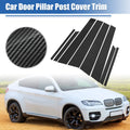Carbon Pattern Door Window Pillar Post Cover Trim for BMW X6 (2007–2014)