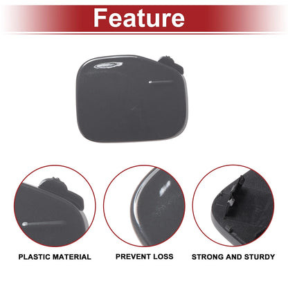 Tow Hook Cover Cap for Volvo XC40 (2018–2022) No. 39847993 Gray Plastic
