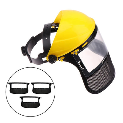 3 Pack Lawn Trimmer Helmet Mesh Guard for Standard Mounting