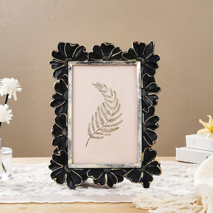 Black Gold Vintage Frame Resin for Wedding Home Photo Use