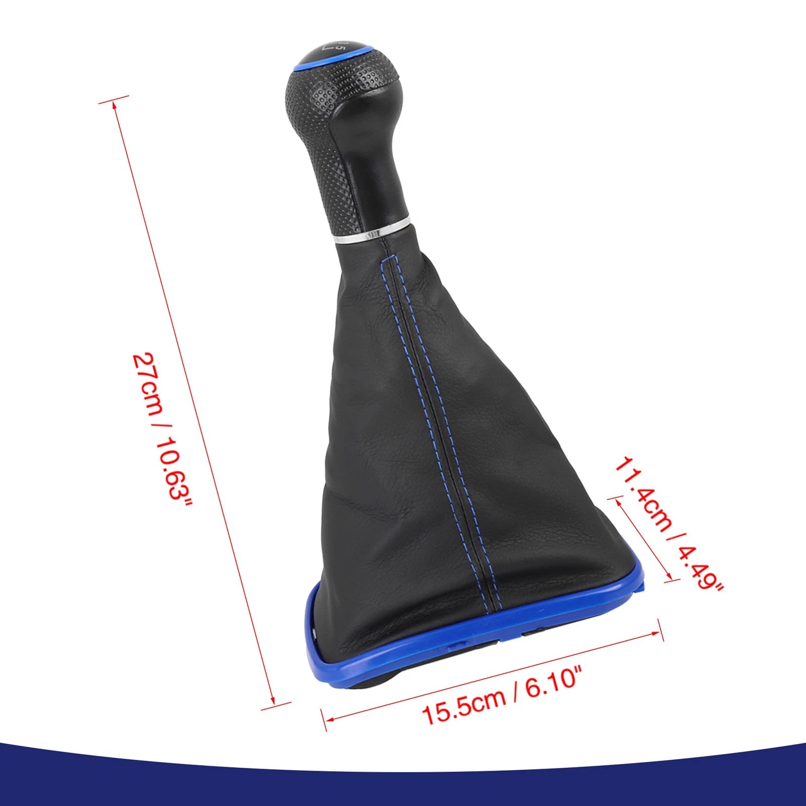 5 Speed Gear Shift Knob Gaiter Boot Cover Replacement for Volkswagen Mk4 Golf (1999–2006)