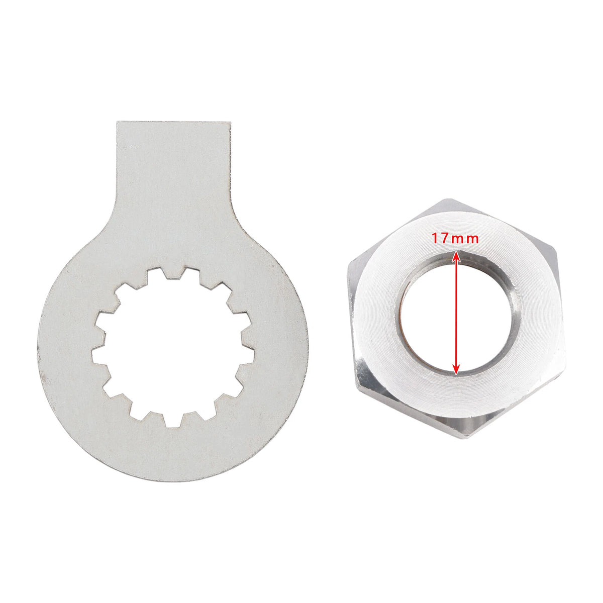 Front Sprocket Nut Lock Washer Tab Kit for Yamaha R6 YZF 600 1000 TDM 850 (2000–2023)