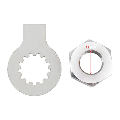 Front Sprocket Nut Lock Washer Tab Kit for Yamaha R6 YZF 600 1000 TDM 850 (2000–2023)