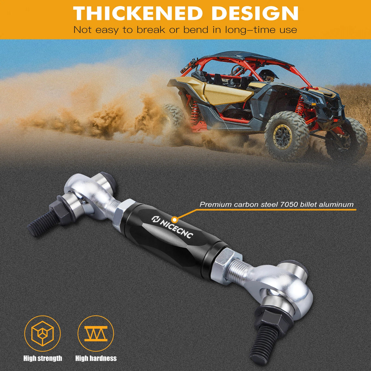 Rear Sway Bar Stabilizer Link Kit for Can-Am Maverick X3 (2017–2023)