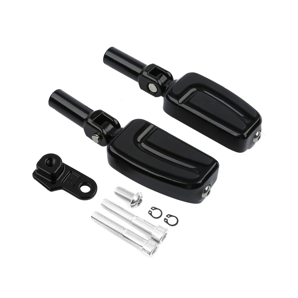 Rear Passenger Footpeg Mount for Harley Softail Slim (2012–2017) Black