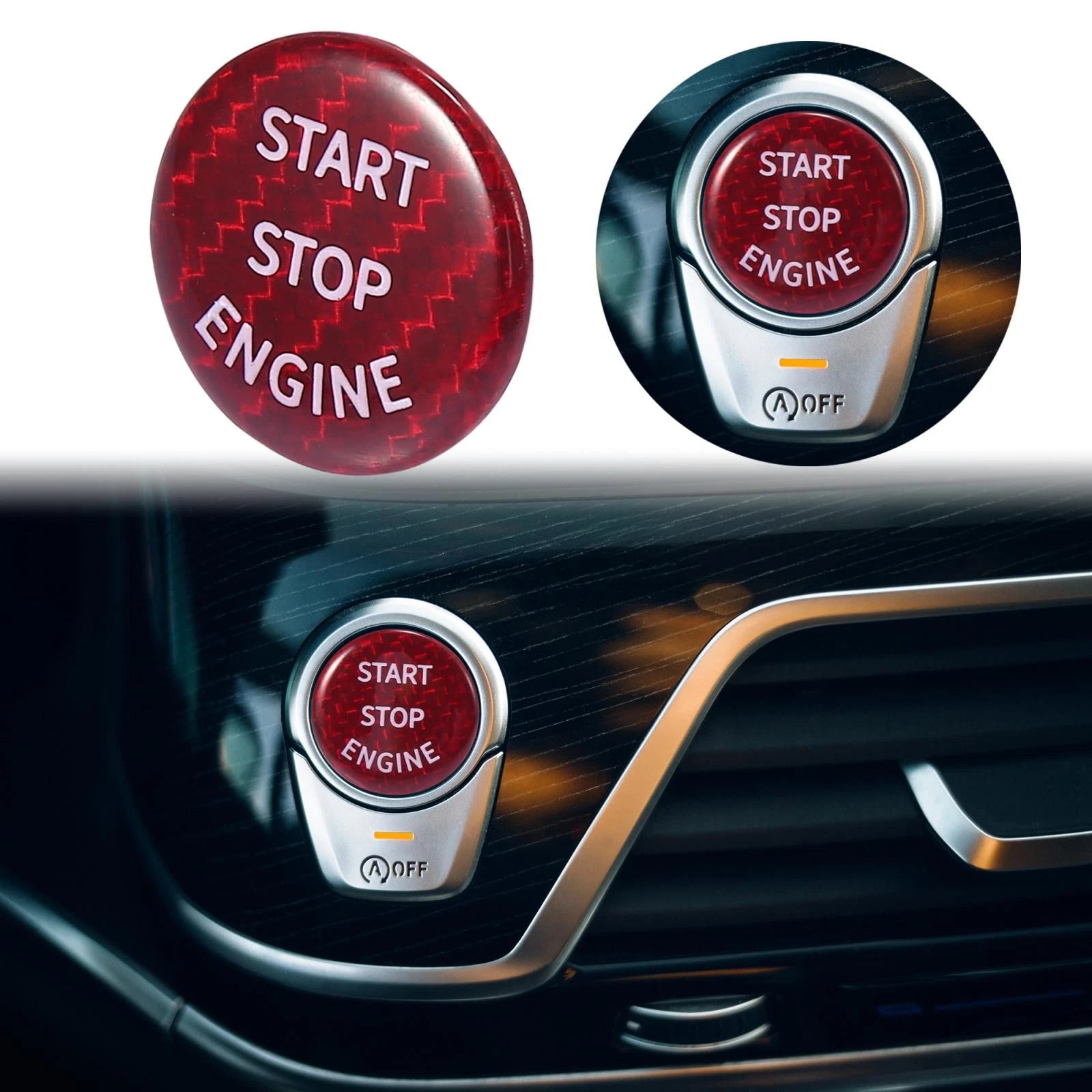 Engine Start Stop Push Button Cover Cap for BMW E53 E60 E61 E63 E64