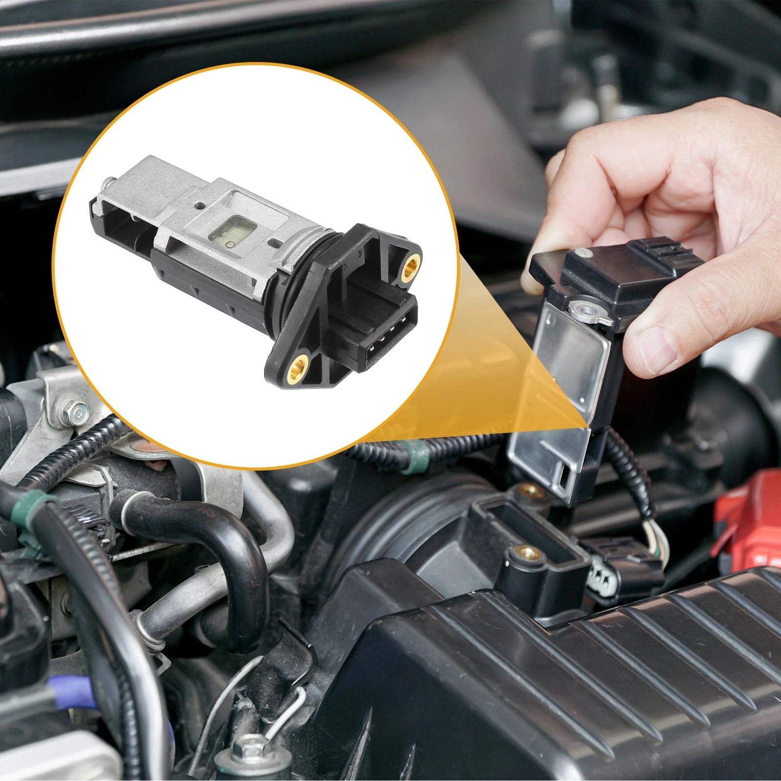 Mass Air Flow Sensor Replacement for Hyundai Elantra GL GLS (1996–2000)