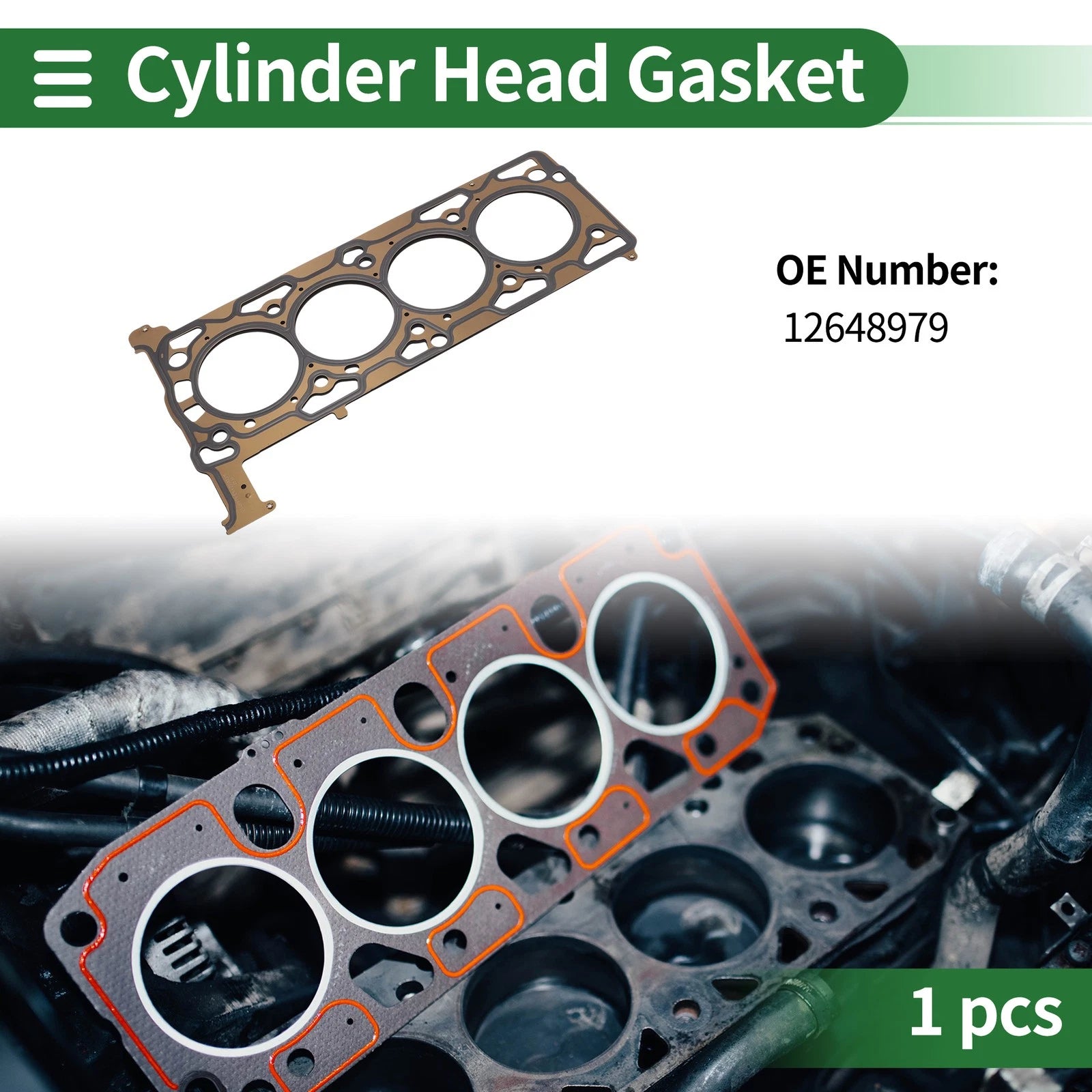 Cylinder Head Gasket Set Replacement for Chevrolet Malibu 2.5L (2013–2015)