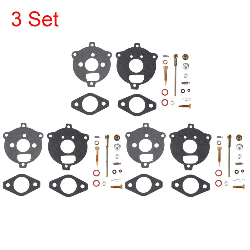 Set of 3 Carburetor Repair Kits for Briggs & Stratton (394693, 291763, 295938)