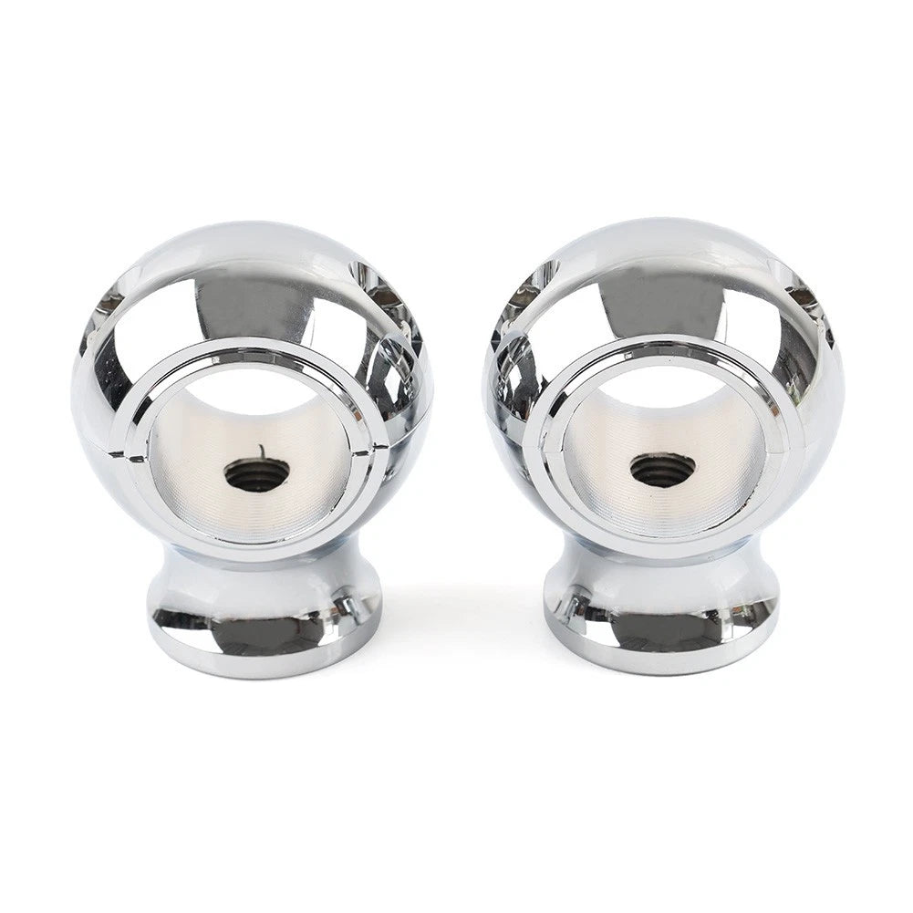 32mm 1.25'' Fat Handlebar Risers Clamp Chrome For Harley Touring Road King Dyna
