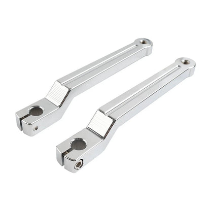 Chrome Heel & Toe Gear Shift Levers for Harley Softail Touring Trike