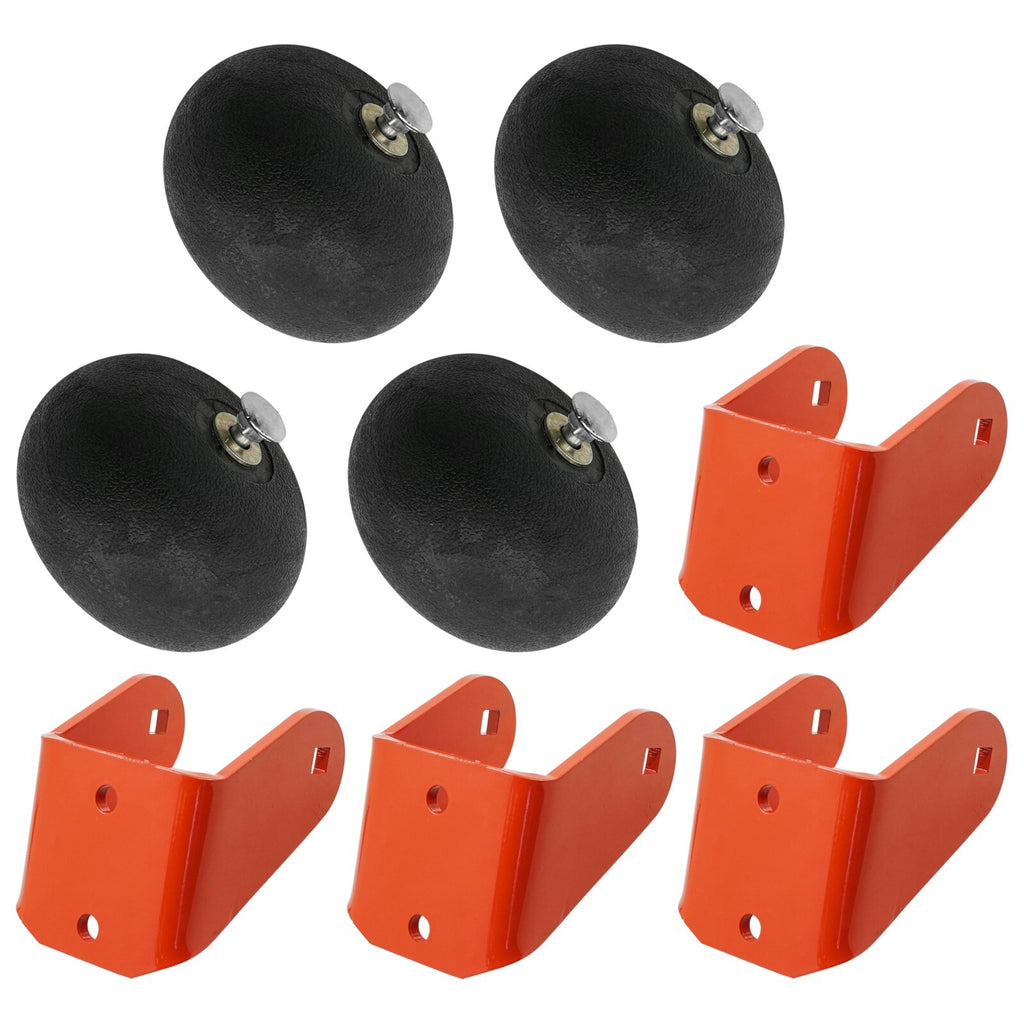 Deck Anti Scalp Wheel Rollers and Brackets Replacement for Scag SCZ48V (2020–2022)