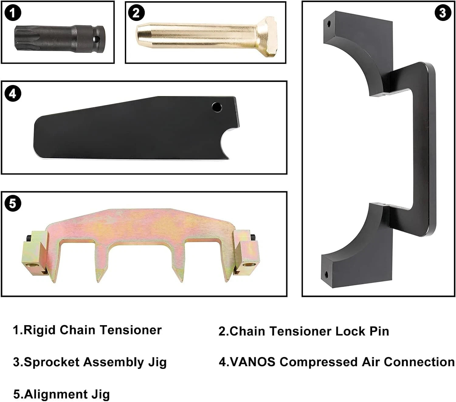 Camshaft Alignment Timing Chain Fixture Tool Kit for Mercedes Benz C230 (2001–2007)