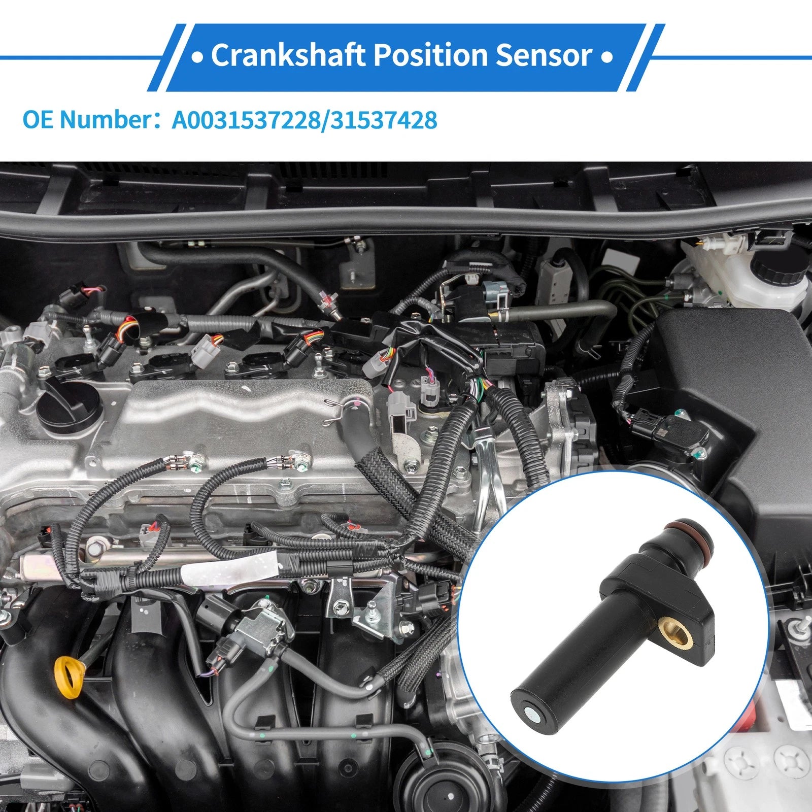 Crankshaft Position Sensor Replacement for Mercedes-Benz W202 C200 (1994-2000)