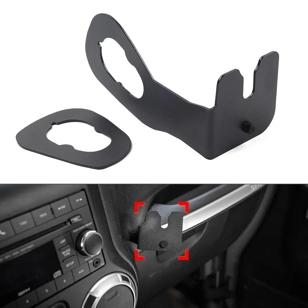 Phone Holder Walkie Talkie Mount Bracket For Jeep Wrangler JK JKU 2011-2018