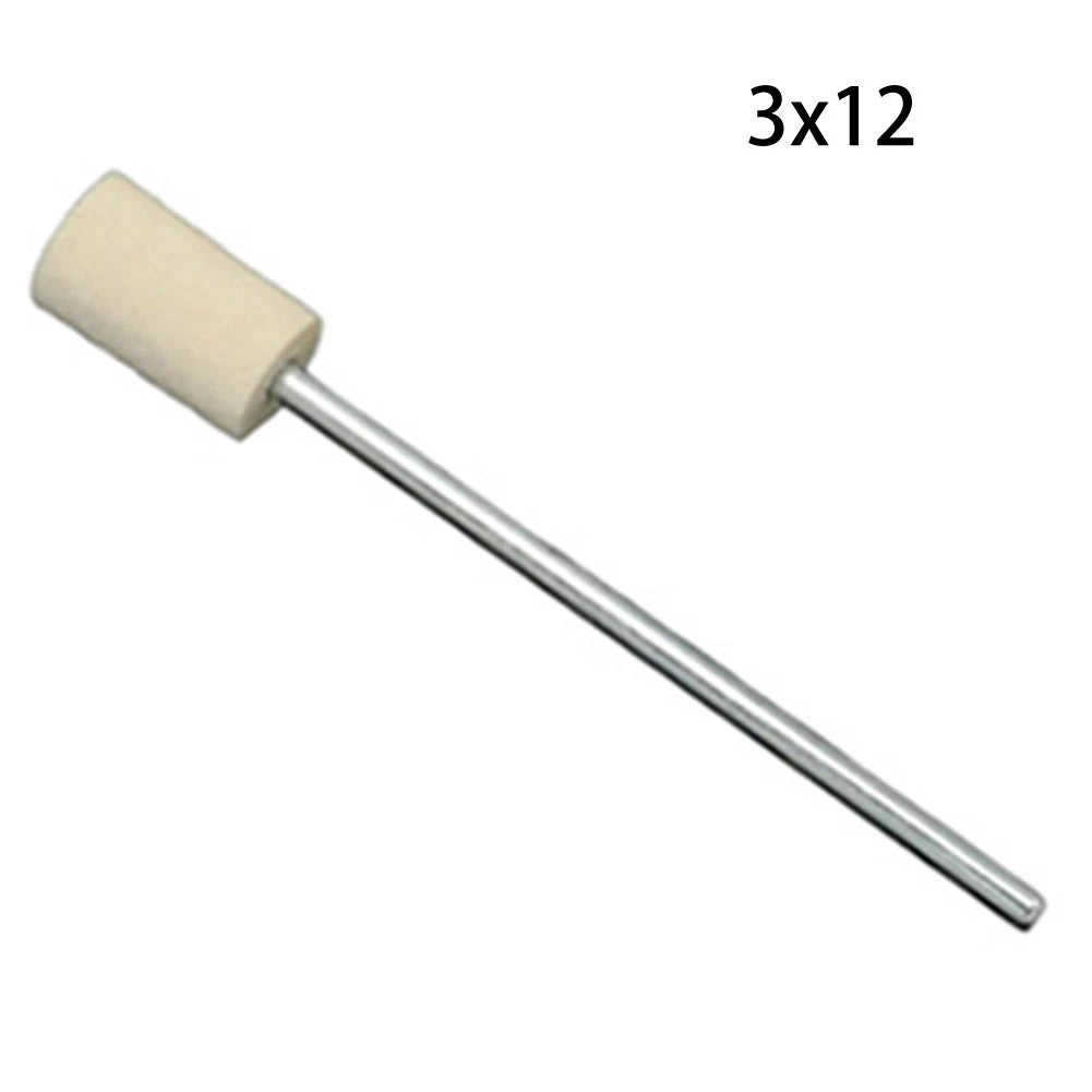 Set of 7 Wool Grinding Heads for Rotary Tool (65mm Handle)