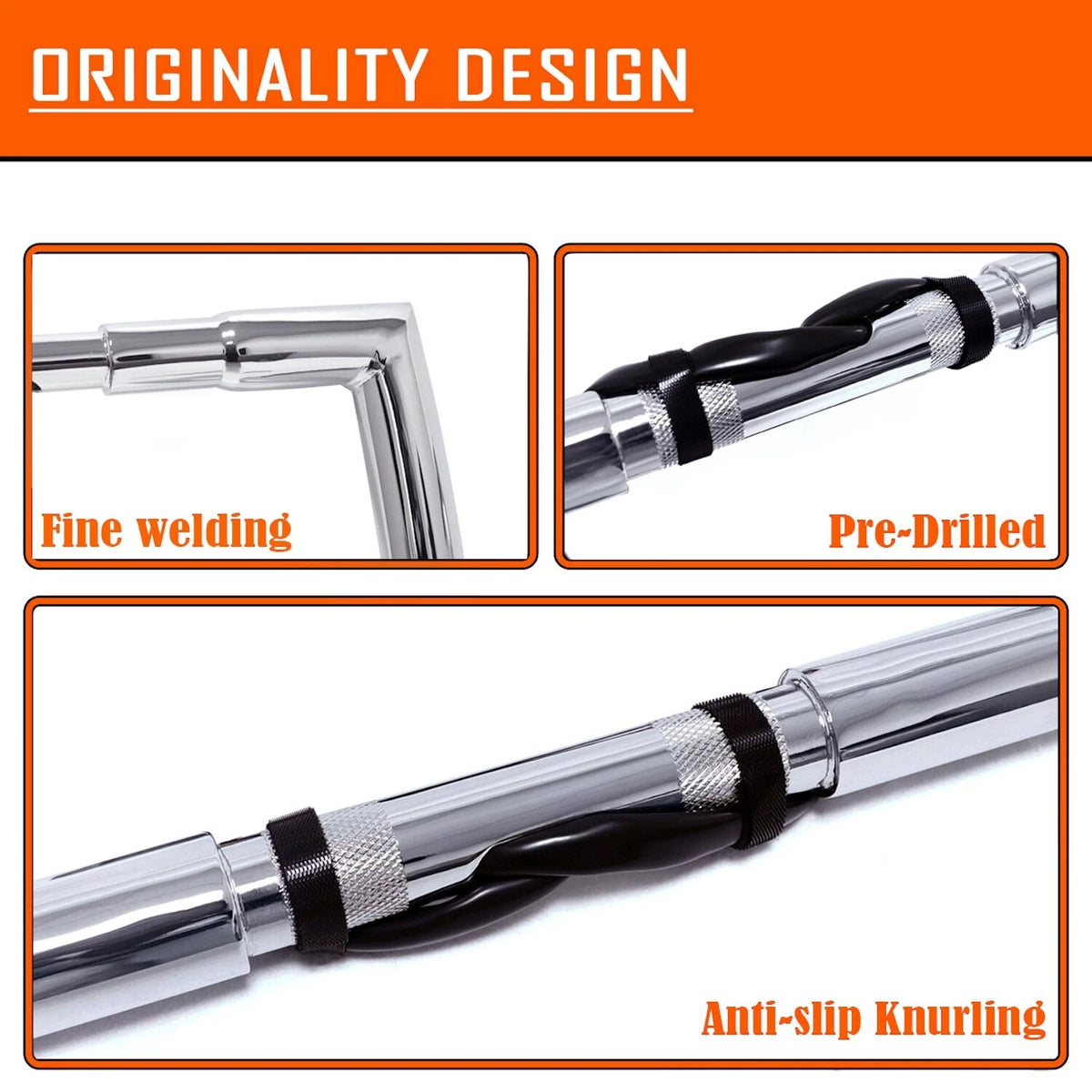 12" Prewired Pre-Drilled Ape Hanger Handlebar for Harley Road King (2014–2015)