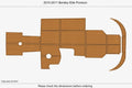 EVA Pad Foam Teak Deck Flooring for Bentley Elite Pontoon (2010)