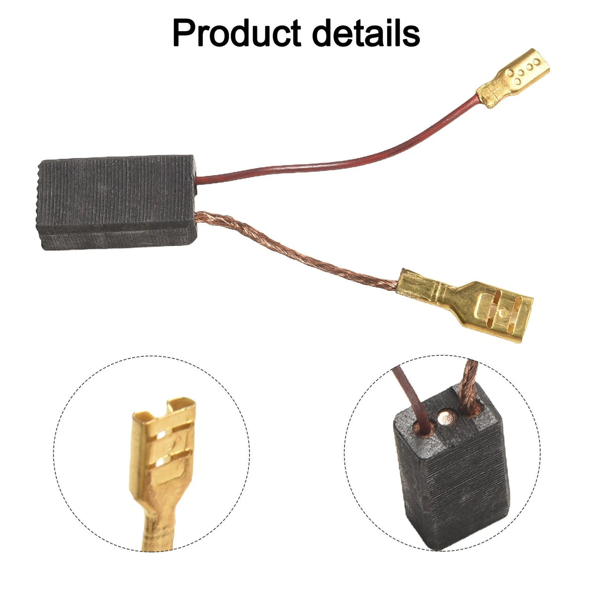 2 Piece Carbon Brush Set for Hammer Drill TE-16C TE-30 D41