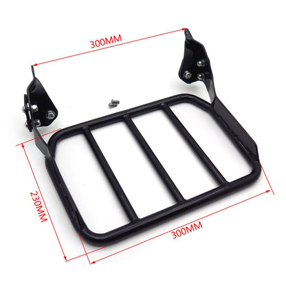 Black Sport Luggage Rack for Harley Davidson FLFB FLFBS FXBR (2018–Present)