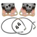 Front Brake Calipers w/Pads & Lines for Polaris Magnum 325 330 500 (2001–2004)