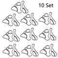 10 Pair Oil Filter Cooler Housing Gasket Seal Kit for BMW 11427525335, 11428637821