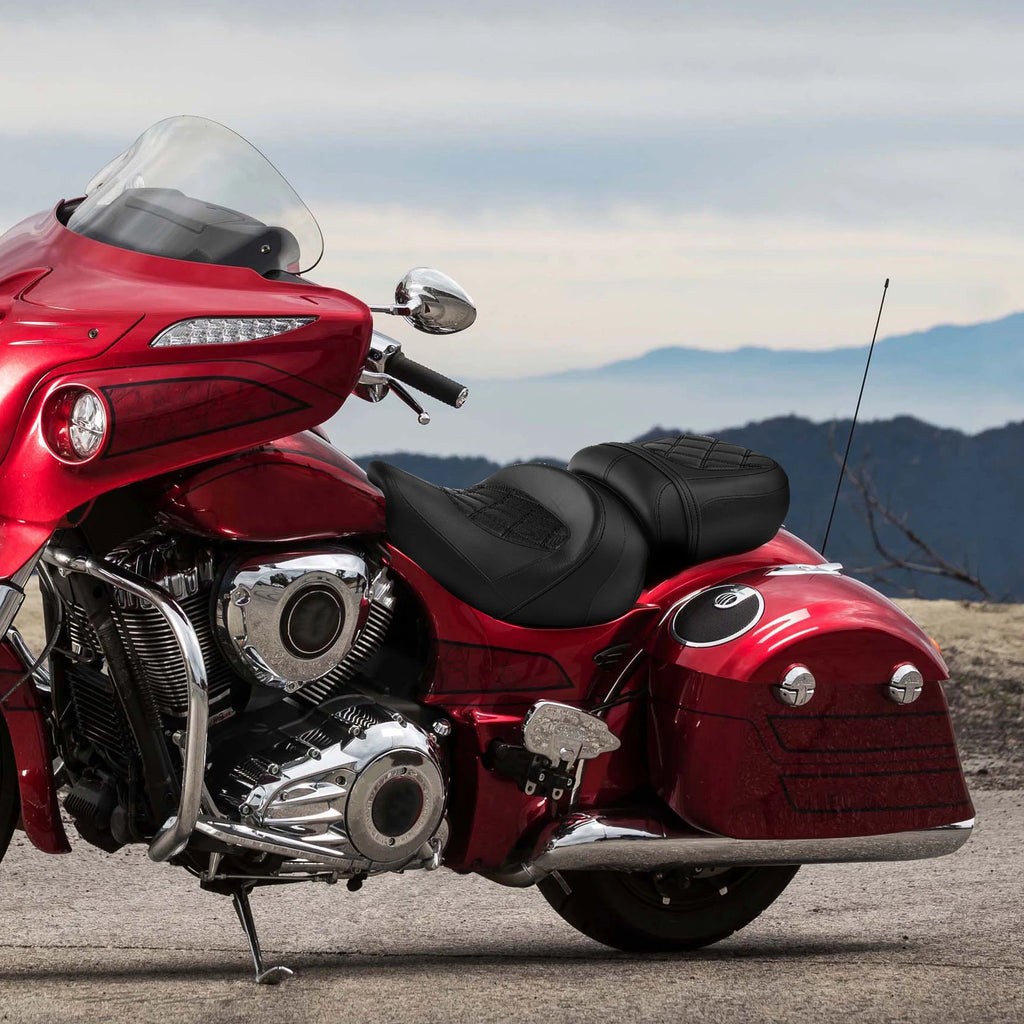 Black Driver & Passenger Seat for Indian Chieftain (2014–2023)