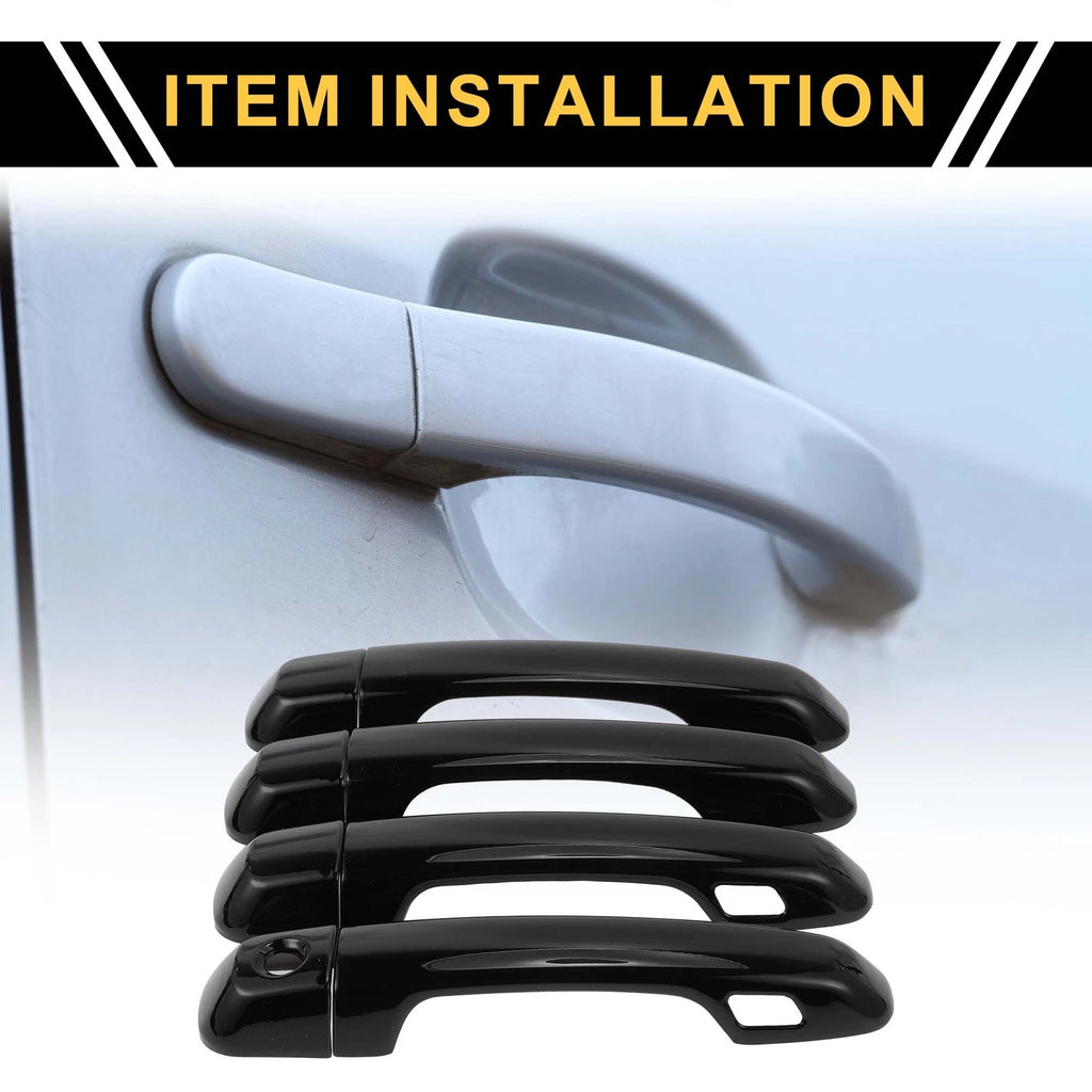 4PCS Exterior Door Handle Covers Replacement for Toyota 4Runner (2010–2019)