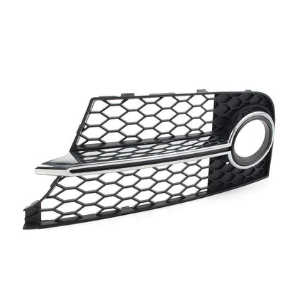 Front Bumper Honeycomb Fog Light Grille Cover for Audi TT MK2 TTS (2011–2014)