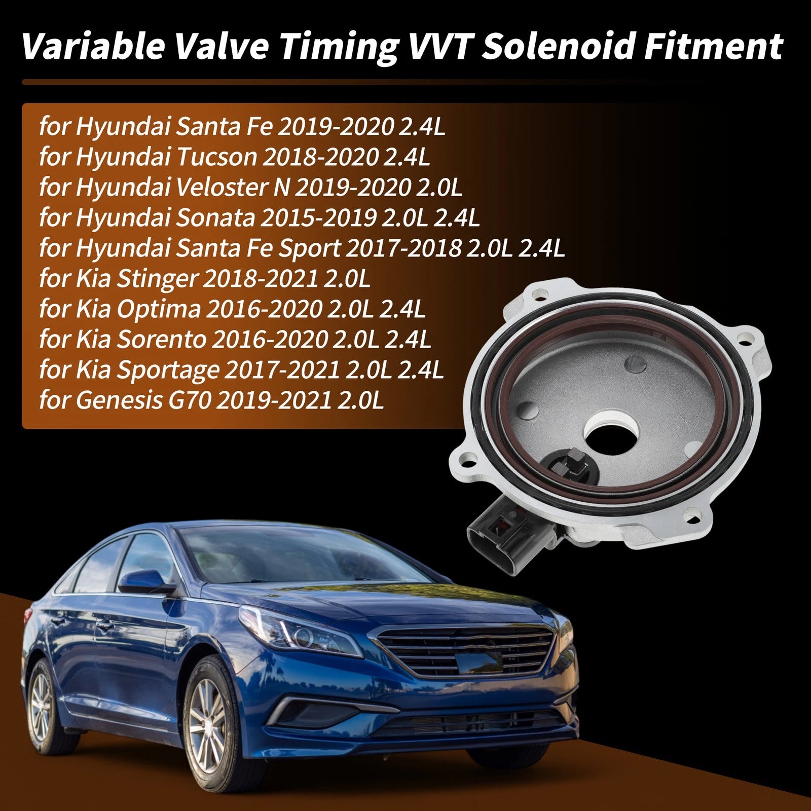 VVT Solenoid Valve Timing Replacement for Hyundai Santa Fe (2006–2018)