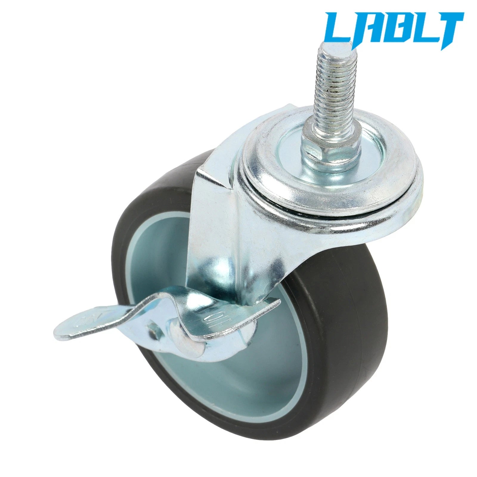 8Pcs 3" Swivel Caster Wheels with Side Brake for LABLT