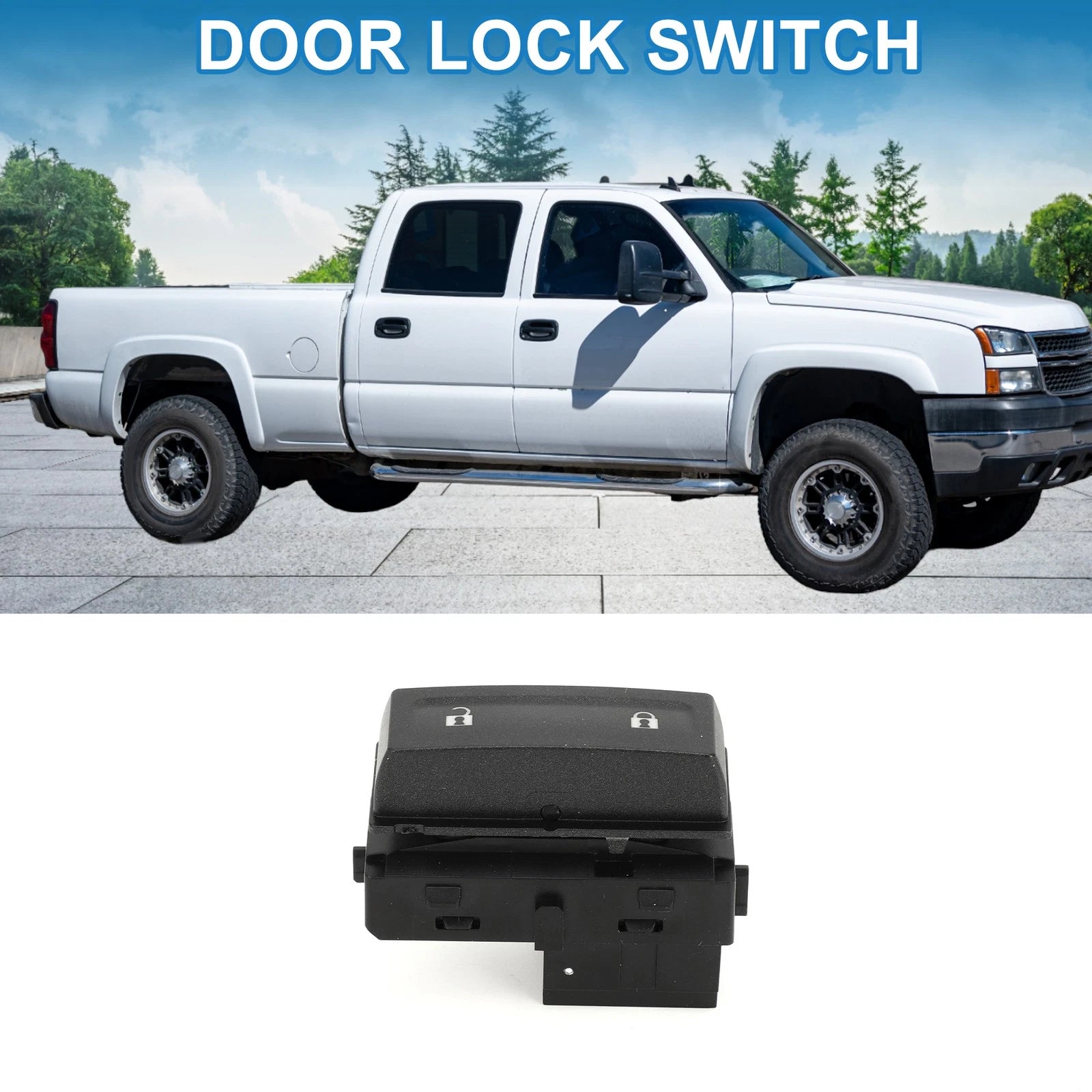 Car Door Lock Switch Replacement for Cadillac ATS and Chevrolet Silverado 1500 (2013–2020)