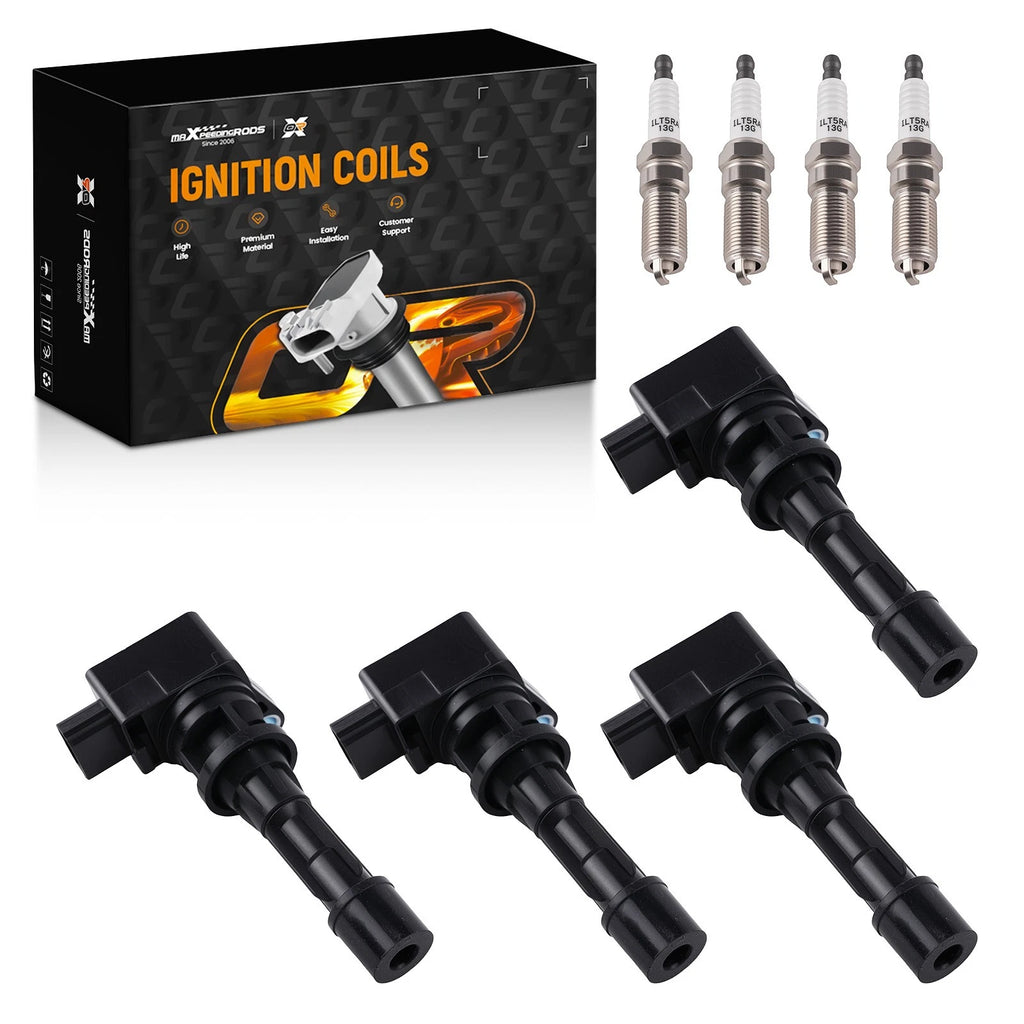 4X Ignition Coil + Spark Plug Pack for Mazda 5 (2008–2015) UF604