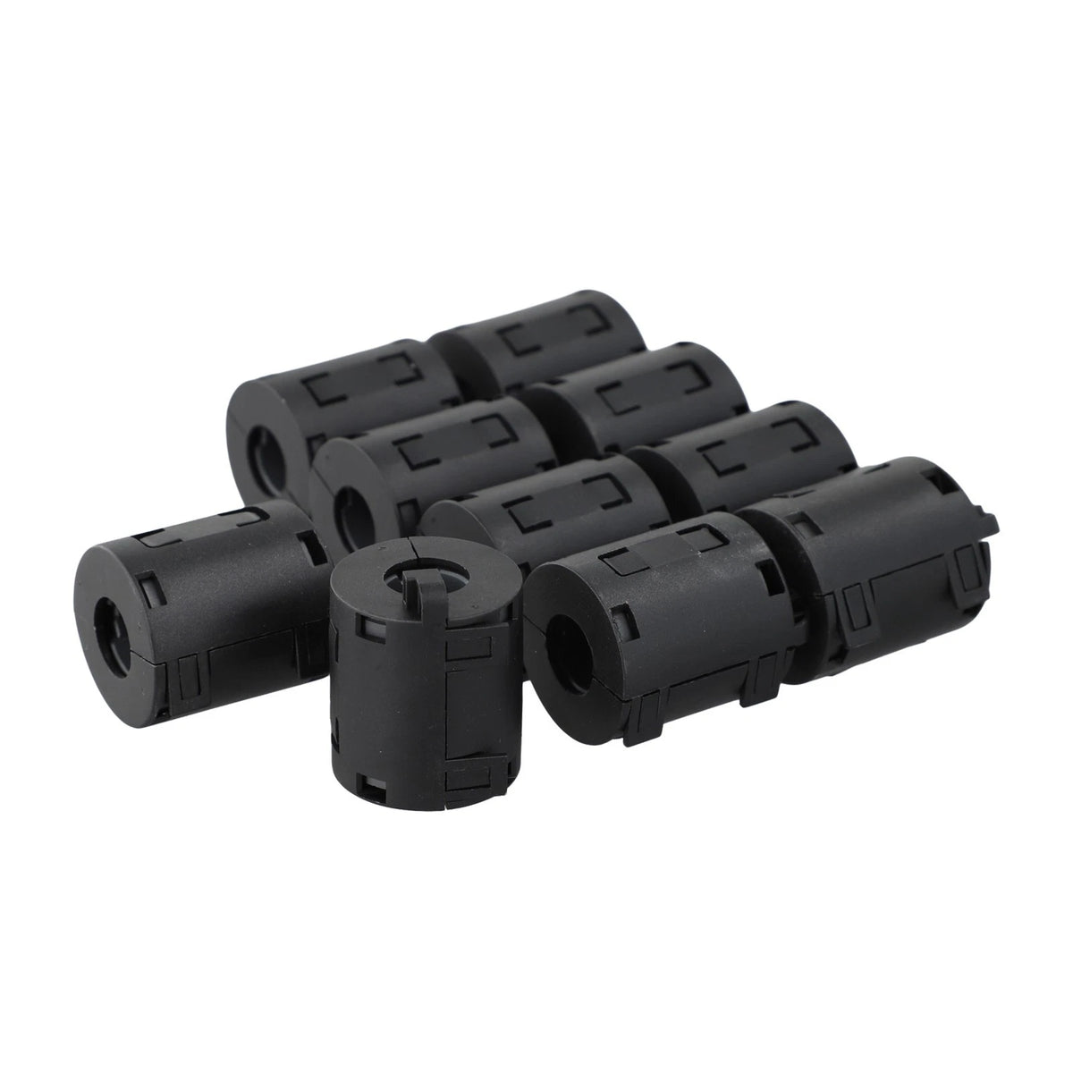 10X Noise Suppressor Ferrite Ring Clips for Cable Management