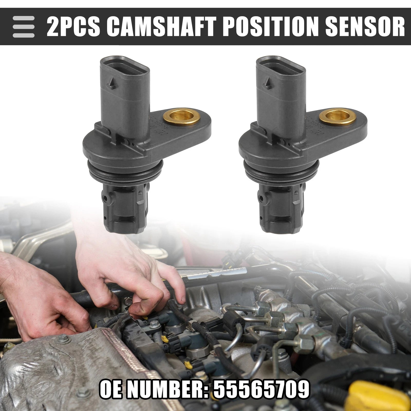 Camshaft Position Sensor Replacement for Chevrolet Aveo (2009–2011) 2 Pcs