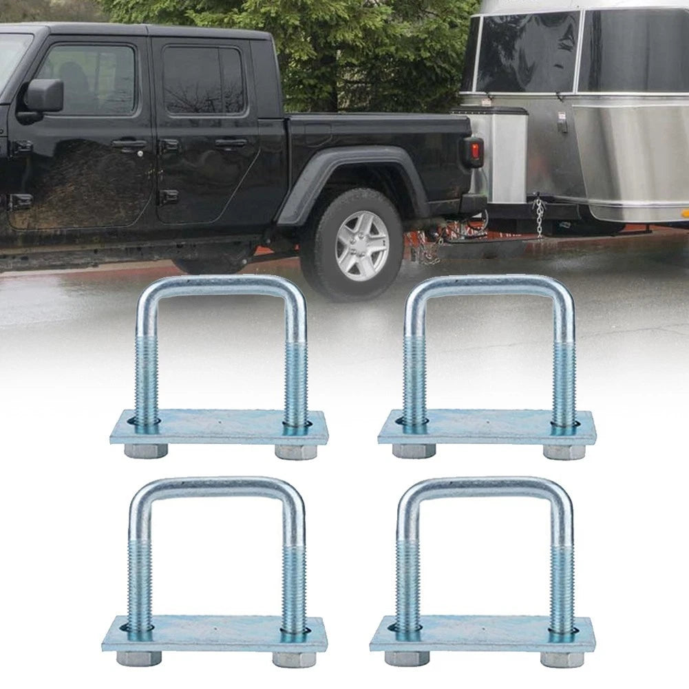 Set of 4 Leaf Spring Clamp Kit for Improved Transport Stability