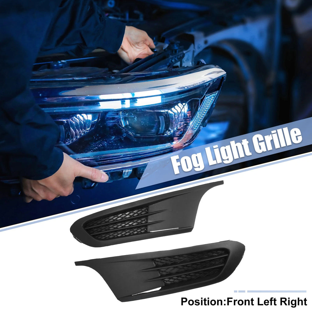 Pair Front Fog Light Grille Cover Trim for Volkswagen Jetta (2005–2015)