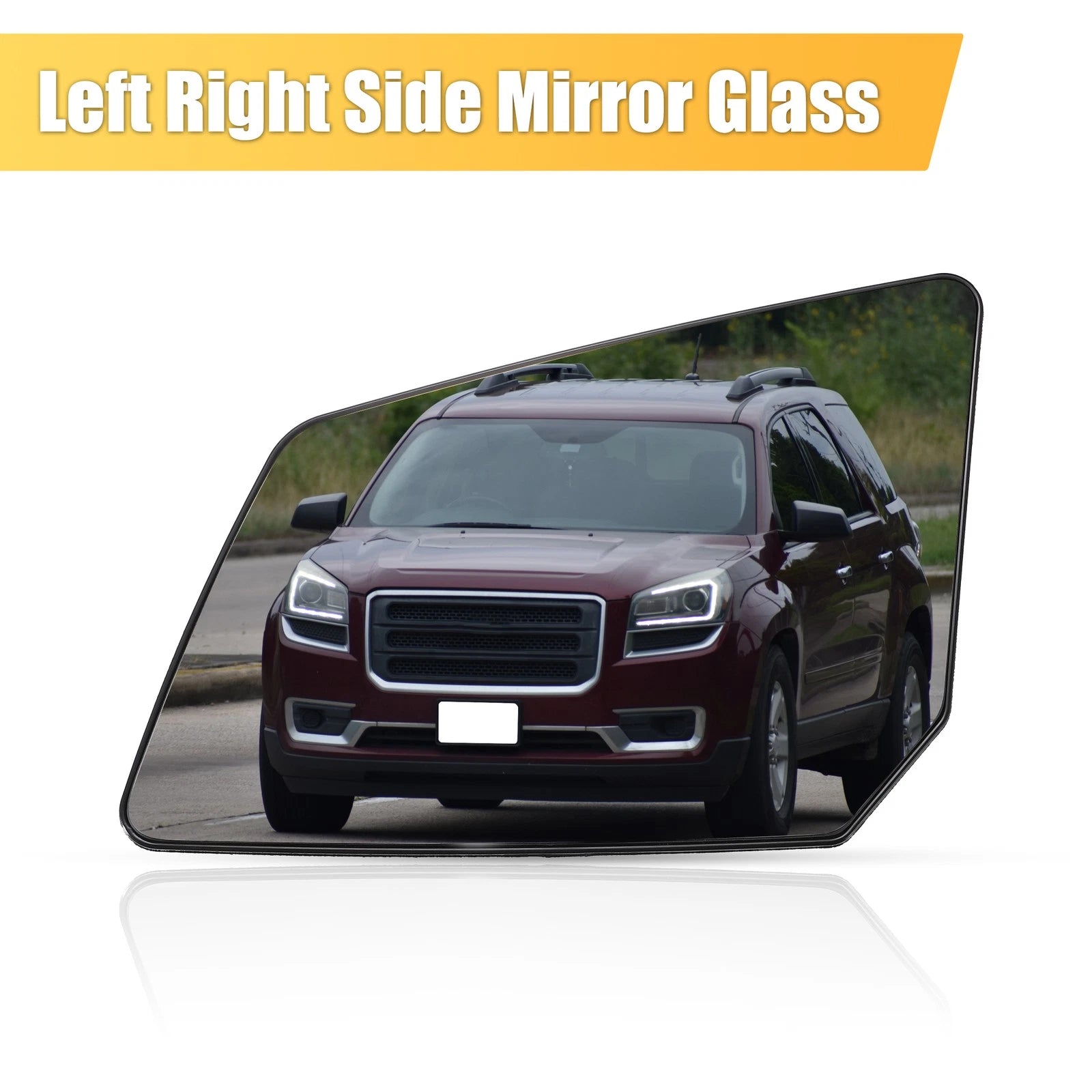 Heated Mirror Glass Left Right Set for Chevy Traverse GMC Acadia (2013–2018)