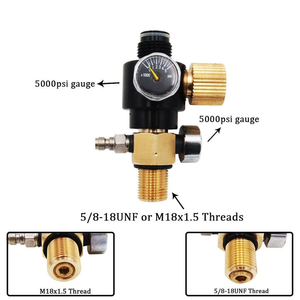 Adjustable Pressure Regulator for Stainless Steel Applications (3000psi)